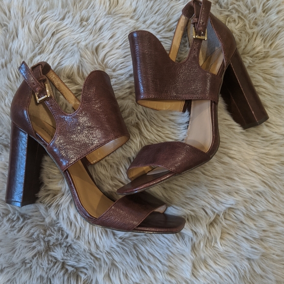 BANANA REPUBLIC - Leather High Heel Sandals - Picture 3 of 11